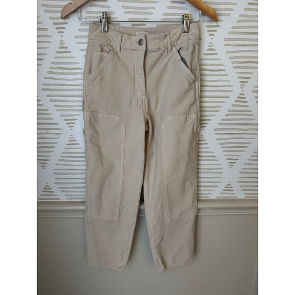 Aritzia Wilfred Free Women’s Size 00 XXS Birch Brennan High-Waisted Utility Pant - Picture 5 of 7